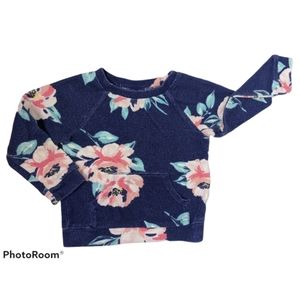 5/$25 Carter's Girls Floral Sweatshirt Size 2T